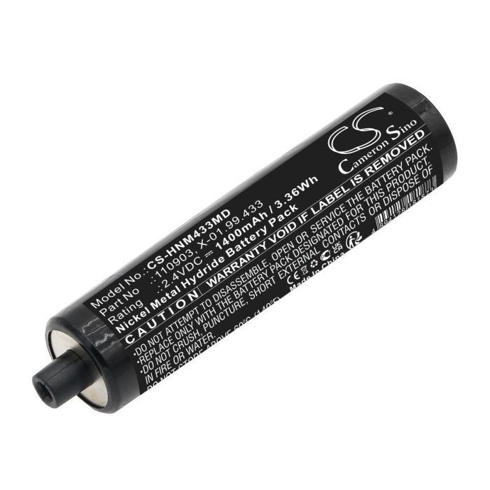 Heine lääketieteellisen laitteen NicaTron / Nicatron NC yhteensopiva akku 1400mAh