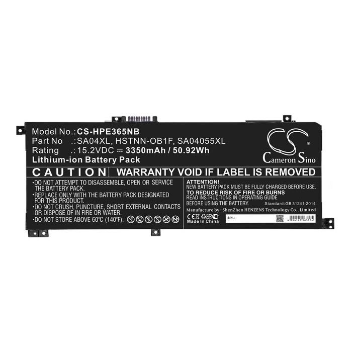 HP Envy X360 15 / SA04XL akku 3350mAh