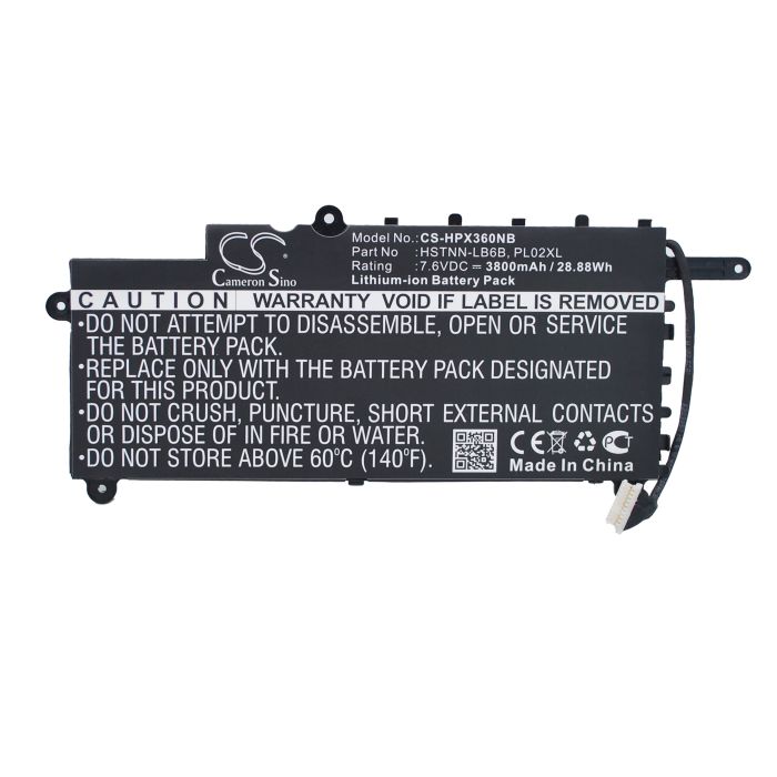 HP Pavilion 11 X360, Pavilion 11-N000, PTN-C115 akku 3800 mAh