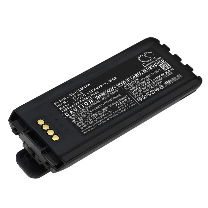 Icom radiopuhelimen IC-A25 / IC-A25CE yhteensopiva akku 2350mAh