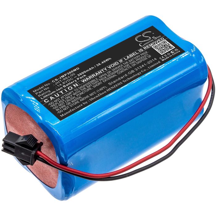 JUMPER lääketieteellisen laitteen JPD-300A / JPD-300K yhteensopiva akku 2600mAh