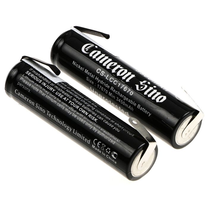 Cameron Sino NiMh akku 1.2V 3500mah juotoskorvakkeilla 2kpl