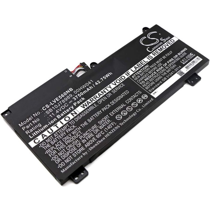 Lenovo ThinkPad S5 akku 3750 mAh