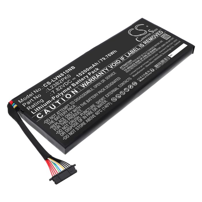 Lenovo kannettavan tietokoneen Legion Go 8APU1 yhteensopiva akku 10200mAh