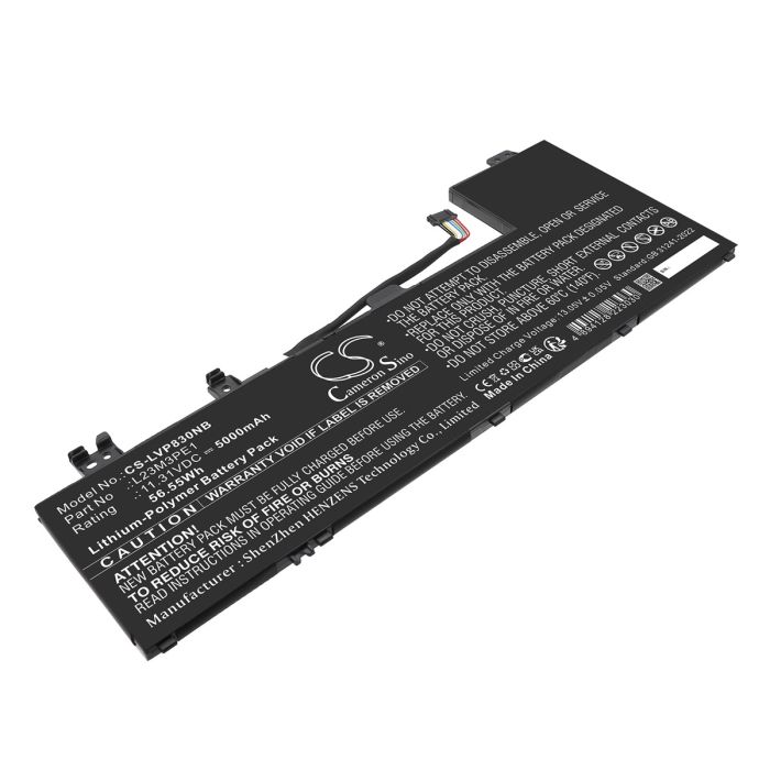 Lenovo kannettavan tietokoneen 83DR0000SB / 83DR0002US yhteensopiva akku 5000mAh
