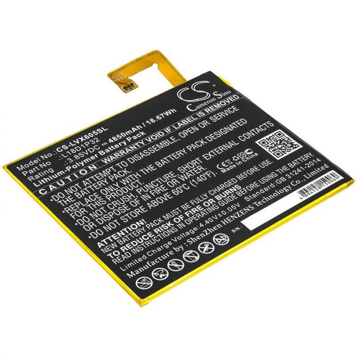 Lenovo Smart Tab M10 / L18D1P32 akku 4850 mAh