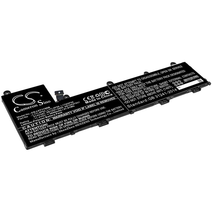 Lenovo kannettavan tietokoneen ThinkPad Yoga 11e 5th Gen / TP 11e 5th Gen 20LN0005AU yhteensopiva akku 3650mAh
