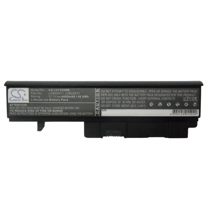 Lenovo LO8S6D11   akku, 4400 mAh Musta