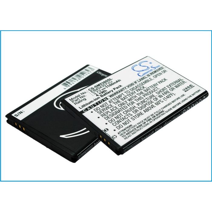 Samsung GT-S5360, Galaxy Y yhteensopiva akku 1100 mAh