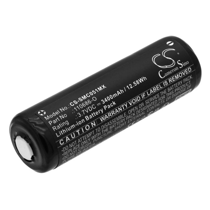 Somno Medics lääketieteellisen laitteen SomnoScreen type SSC051 yhteensopiva akku 3400mAh
