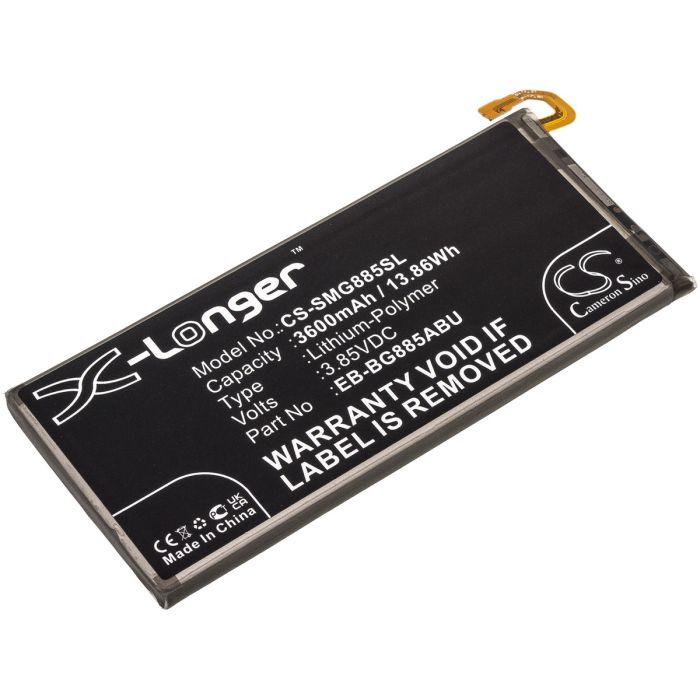 Samsung älypuhelinten Galaxy A8 Star / Galaxy A9 Star yhteensopiva akku 3600mAh