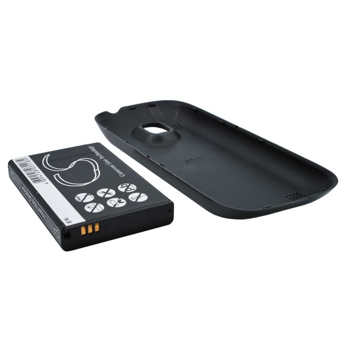 Samsung SCH-I400 tehoakku erillisellä laajennetulla takakannella 2400 mAh