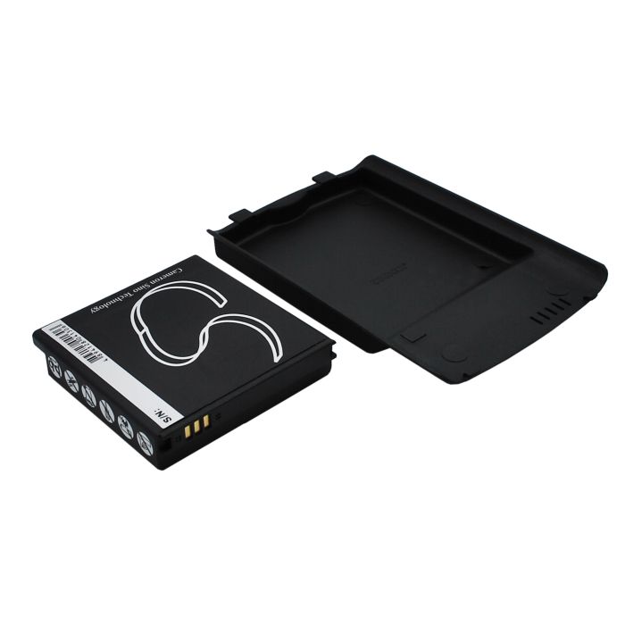 Samsung SGH-i897 tehoakku erillisellä laajennetulla mustalla takakannella 2200 mAh