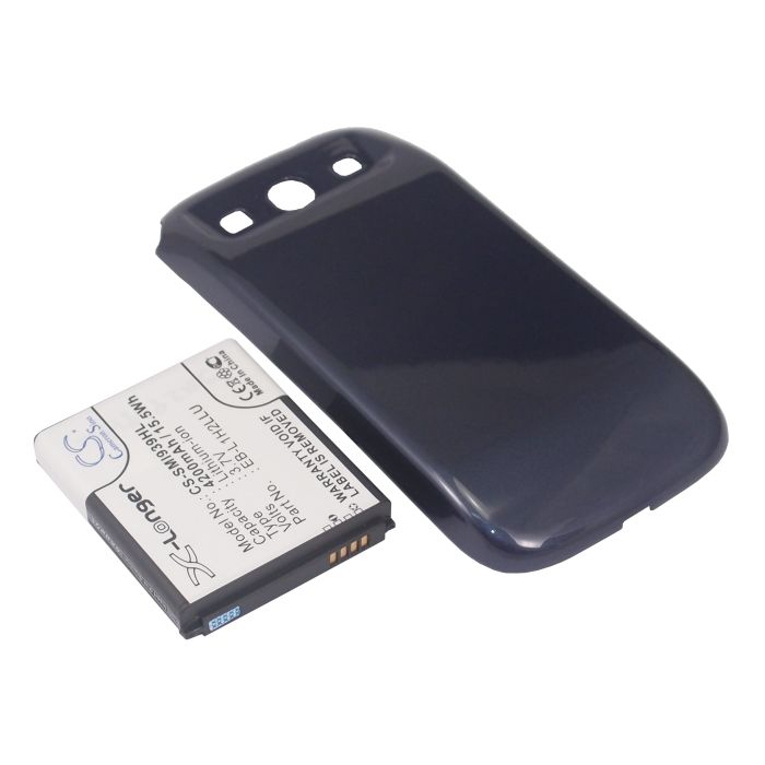 Samsung SCH-i939, Midas, SC-06D yhteensopiva tehoakku laajennetulla takakannella 4200 mAh