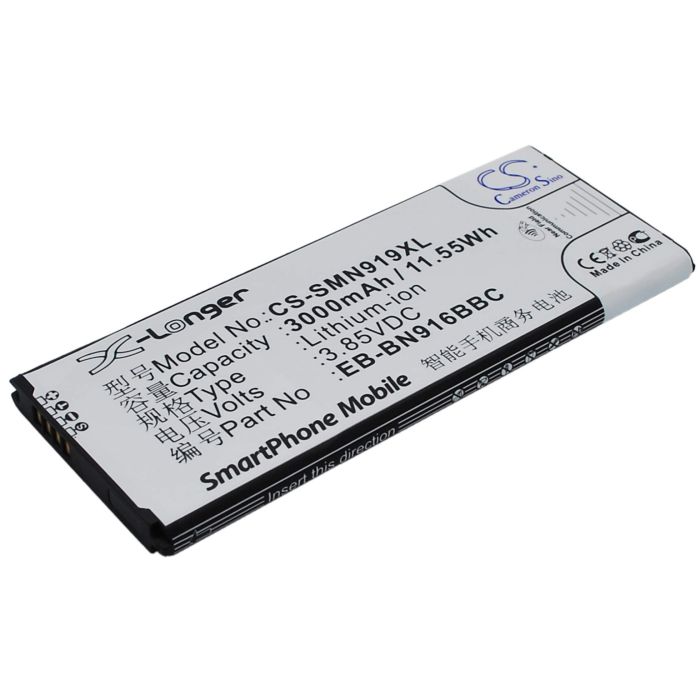 Samsung Galaxy Note 4 ( China Mobile ), SM-N9100, SM-N9106 akku 3000 mAh
