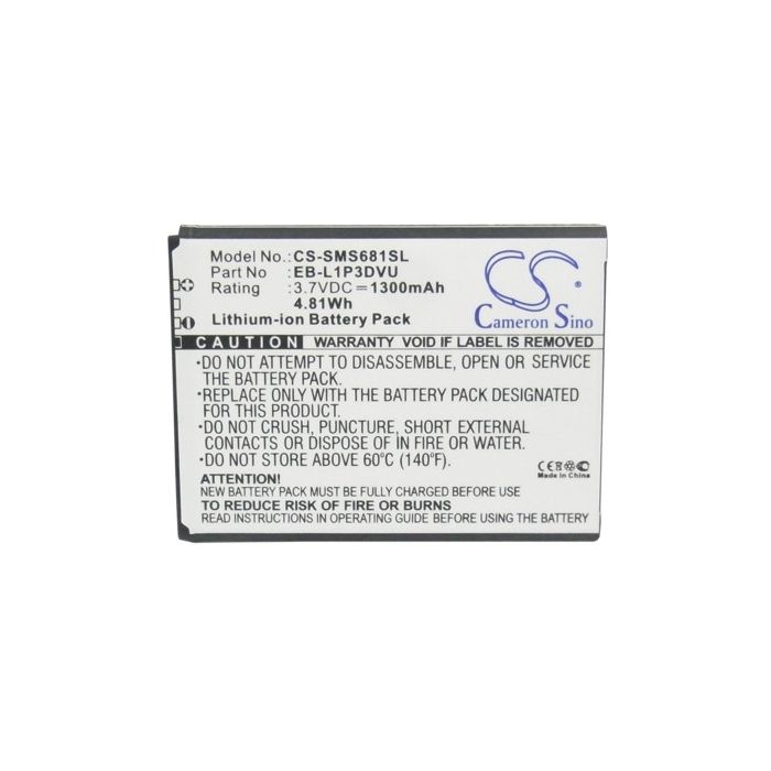 Samsung GT-S6810, GT-S6810P, Galaxy Fame, Galaxy Ace Duos akku 1450 mAh