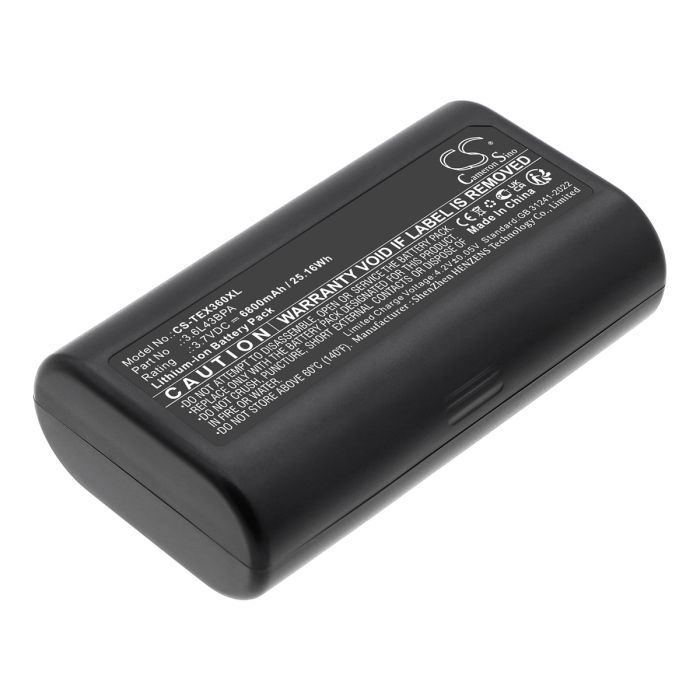 Texas Instruments tutkimuslaitteen TI-Navigator yhteensopiva akku 6800mAh