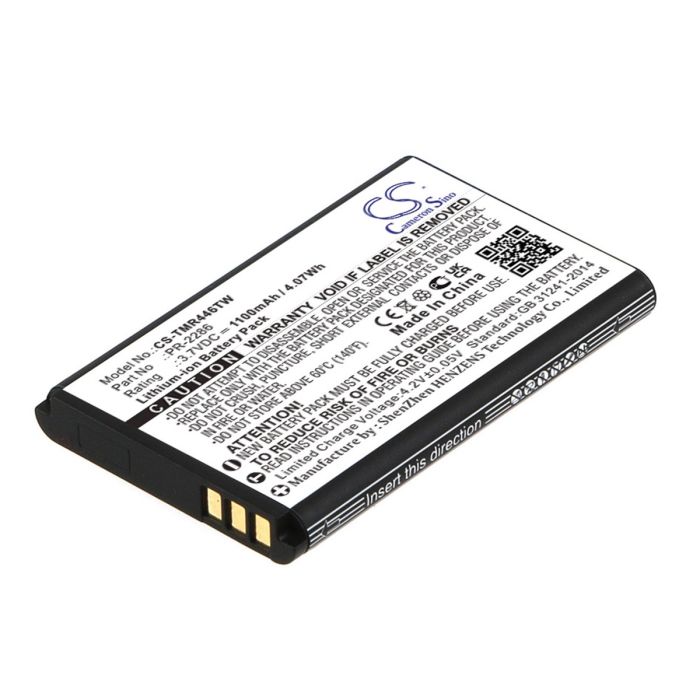 Motorola radiopuhelimen GP378 / GP3286 yhteensopiva akku 1100mAh