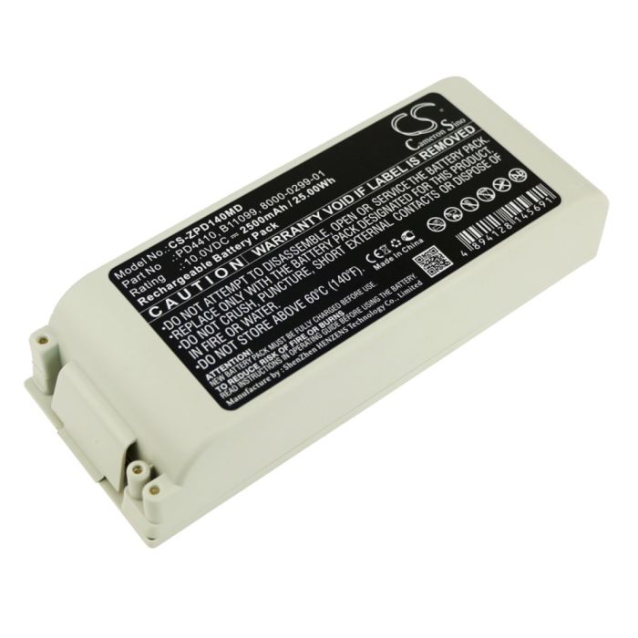 ZOLL lääketieteellisen laitteen 8000-0299-01 / 8000-0299-10 yhteensopiva akku 2500mAh
