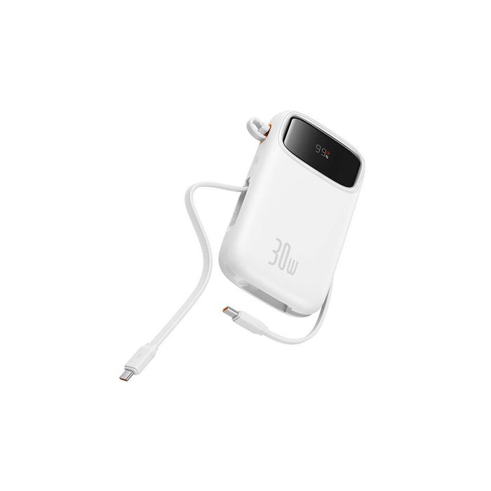 Everpower Baseus QPow2 20000mAh valkoinen energiapankki