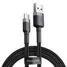 Baseus Cafule Double Fast USB-C kaapeli 2A 2m - musta