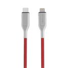 Forever Core Ultranopea MFI USB Type-C / Lightning, 2,4A lataus- ja synkronointikaapeli 1,5m, punainen