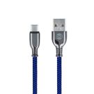 Forever Tornado USB-C lataus- ja synkronointikaapeli 1m 3A, tummansininen