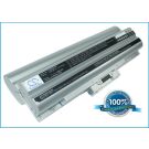 Sony VAIO VGP-BPL21 ja VGP-BPS21 akku 8800 mAh - Hopea