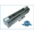 Sony VAIO VGP-BPL21 ja VGP-BPS21 akku 6600 mAh - Hopea
