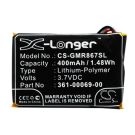 Garmin 010-11867-10, 010-11925-00, Barklimiter bark control colla Koiratutkan Akku