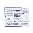 HTC Desire 526, Desire 526G+ dual sim, HTCD100LVWP akku 2000 mAh