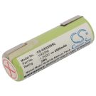 Braun 1008 sähköhammasharjan 2500 mAh 1,2v akku juotoskorvakkeilla