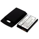 LG AX380   Tehoakku Laajennetulla mustalla takakannella 1700 mAh