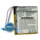 SanDisk Sansa View 8GB, Sansa View 16GB, View 32GB, Sansa SMDX10R-8192K-P70 akku 600 mAh