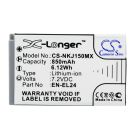 Nikon EN-EL24, VFB11901 akku 850  mAh