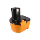 Ryobi B-8286,  BPT1025,  RY-1204,  1400143,  1400652,  1400670,  4400005 Ni-MH 12 V akku 2100 mAh