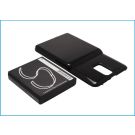 Samsung Skyrocket tehoakku erillisellä laajennetulla mustalla takakannella 2800 mAh