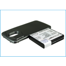 Samsung Nexus 4G LTE tehoakku erillisellä laajennetulla mustalla takakannella 3300 mAh