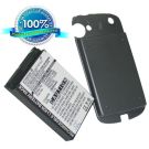 HTC P4000, Mogul, Titan 100, Titan 6800 Extended back cover akku 2600 mAh