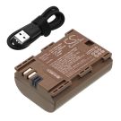 Canon kameroiden EOS 7D / EOS 6D yhteensopiva akku 2400mAh