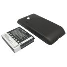 LG P990, Optimus 2X, Optimus Speed, Star Tehoakku Laajennetulla mustalla takakannella 2400 mAh