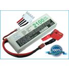 Li-Po akku, 2100mAh, 11,1V, 30C