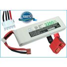 Li-Po akku, 3200mAh, 11,1V, 35C