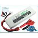 Li-Po akku, 3600mAh, 11,1V, 35C