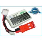 Li-Po akku, 450 mAh 7,4 V, 30C