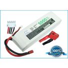 Li-Po akku, 5000mAh, 11,1V, 35C