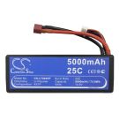 Li-Po Akku, 5000 mAh 14,8V 25C