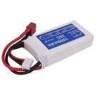 Li-Po Akku, 1000 mAh 11,1V 25C