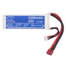 Li-Po Akku, 2200 mAh 11,1V 25C