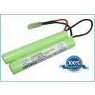 RC / airsoft akku, 1500 mAh, 9,6 V